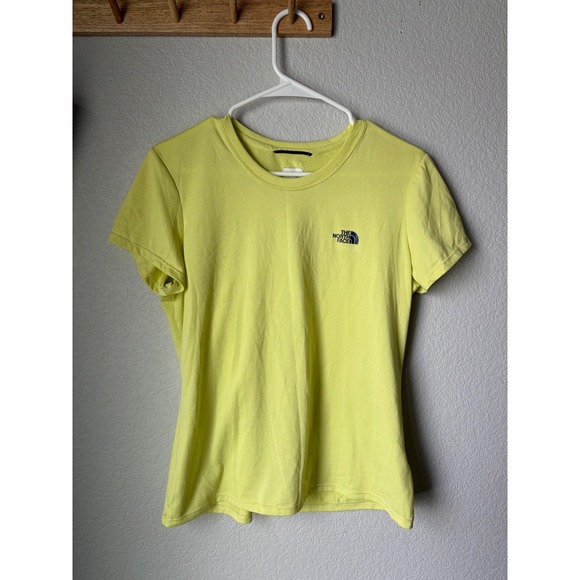 The North Face Tops - The North Face Womens Lime Yellow‎ Short Sleeve Logo Graphic T-Shirt Large L